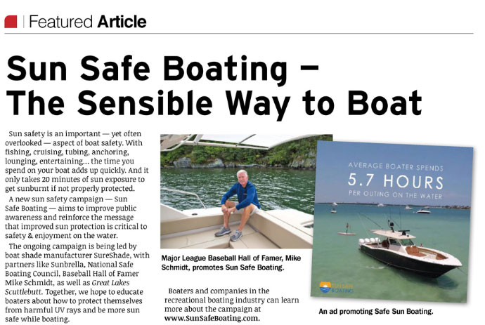 sun safe boating feature