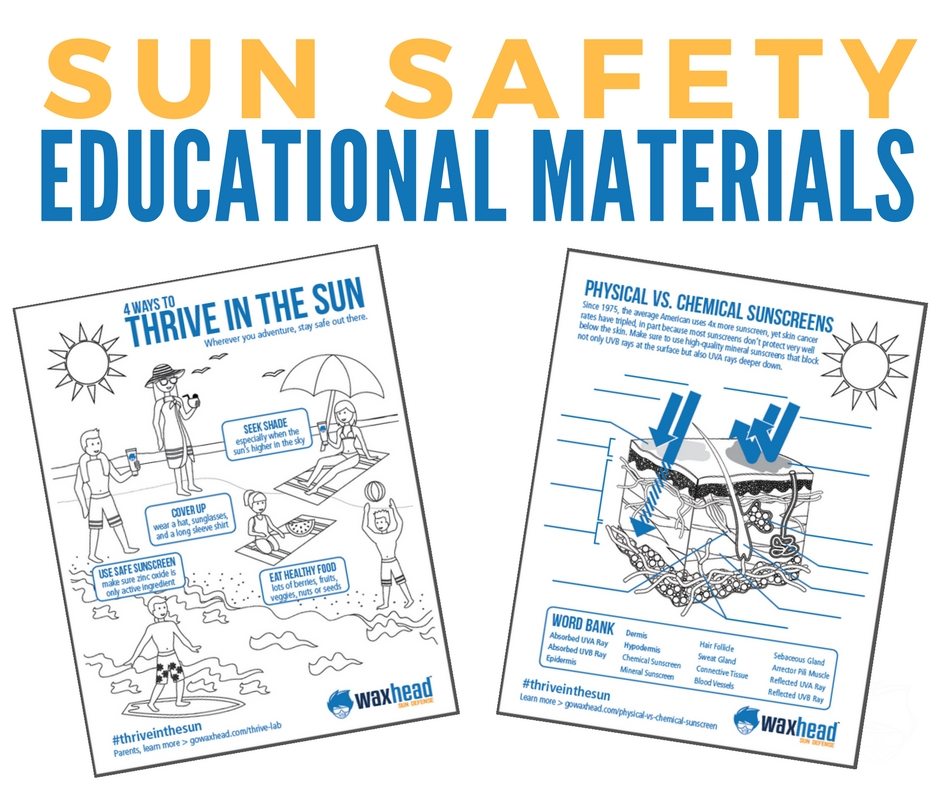 Sun Safety educational materials for kids